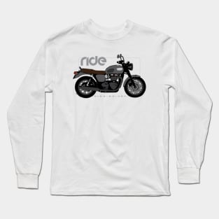 Ride t120 black bw Long Sleeve T-Shirt